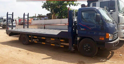 Hyundai HD120sl nang dau cho may cong trinh Hyundai HD120sl nang dau cho may cong trinh