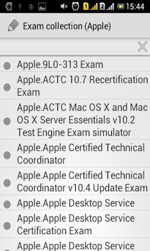 Exam cpllection Apple