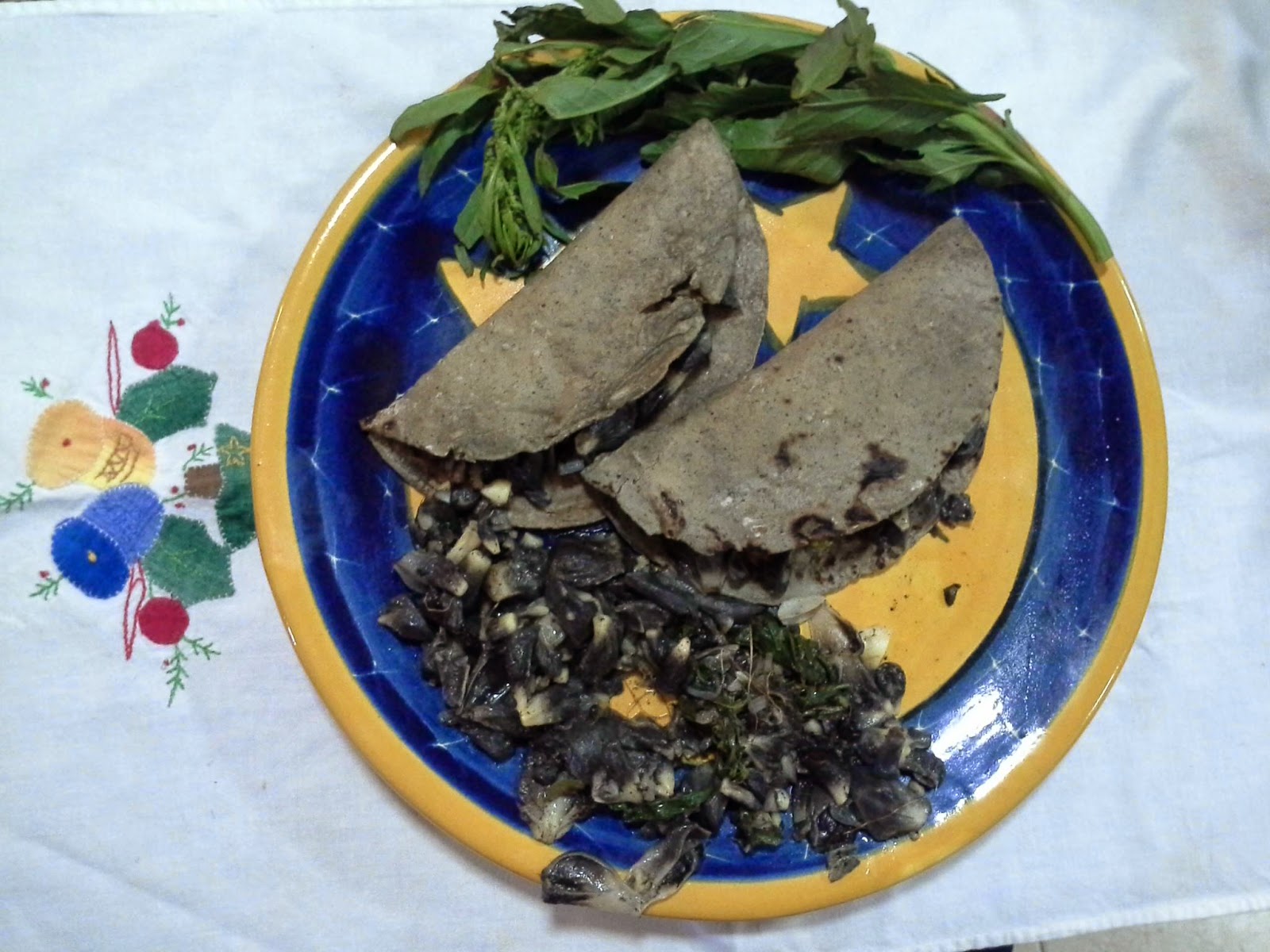 Imágenes de las tradiciones y cultura de México Quesadillas de Huitlacoche