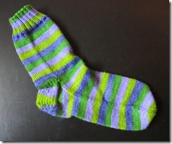 Lavender Fields Sock 1