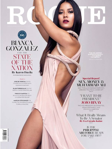 Bianca Gonzales covers Rogue June 2013