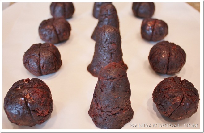 Shaped brownie pops 