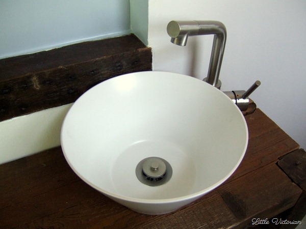 Serving bowl to vessel sink | Little Victorian
