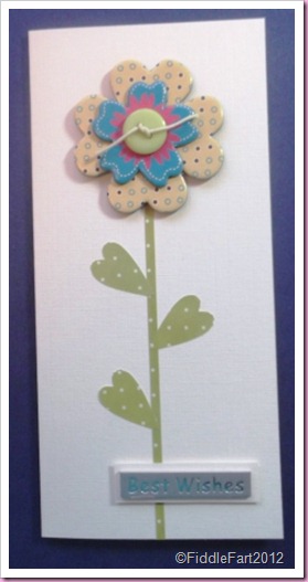 Button Flower Card embellishments from the Range