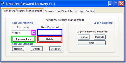 Windows Account Management