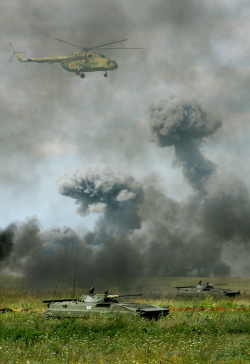 Фотографии с внезапной проверки боеготовности войск ВВО