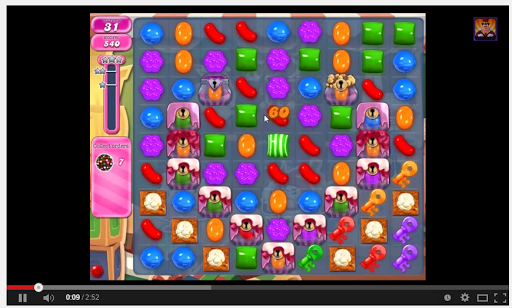 3 Star Solution on Candy Crush