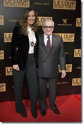 Roberta Armani et Martin Scorsese<br />Avant première mondiale du "Loup de Wall-Street" au cinema Gaumont Opéra à Paris le 9 décembre 2013