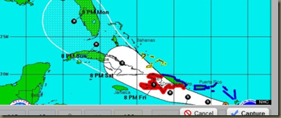 Tropical Storm Isaac  Forecast Cone Includes Miami  Florida  PHOTO 