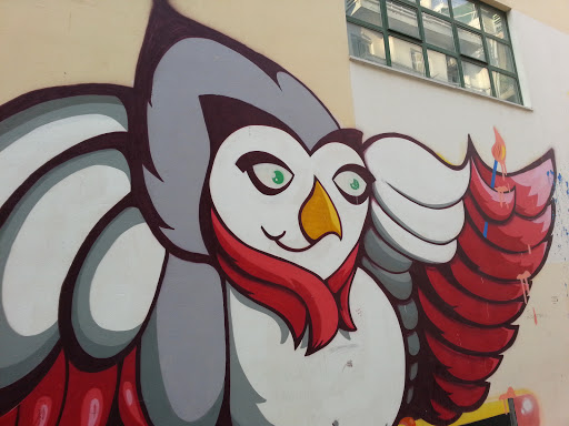 The Wise Owl Graffiti 