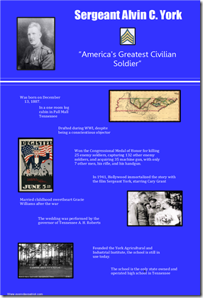 Sergeant Alvin Cullum York Graphic www.everydaypatriot.com #EverydayPatriot #adelliott