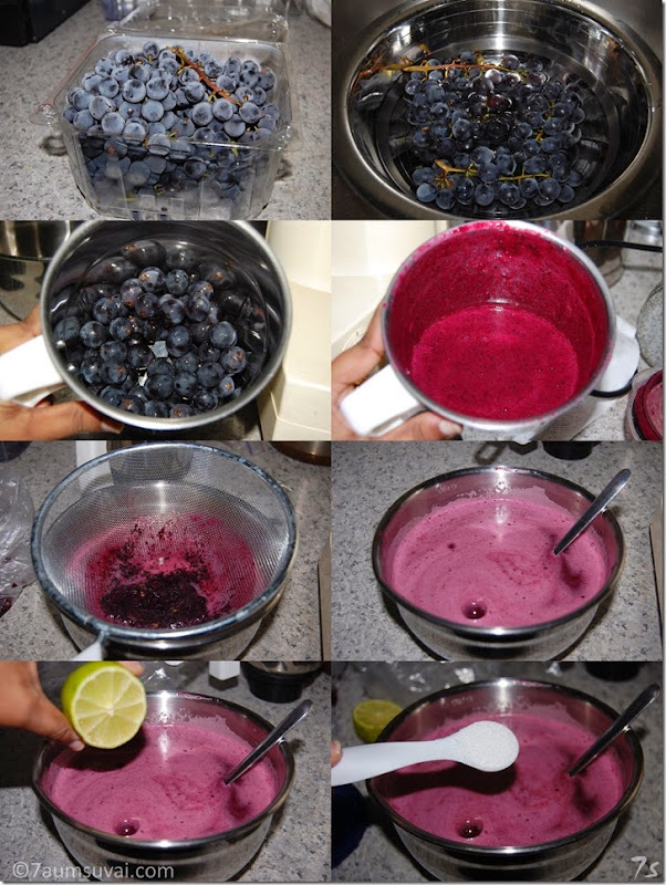 Grape juice process
