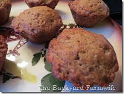 applesauce muffins - The Backyard Farmwife