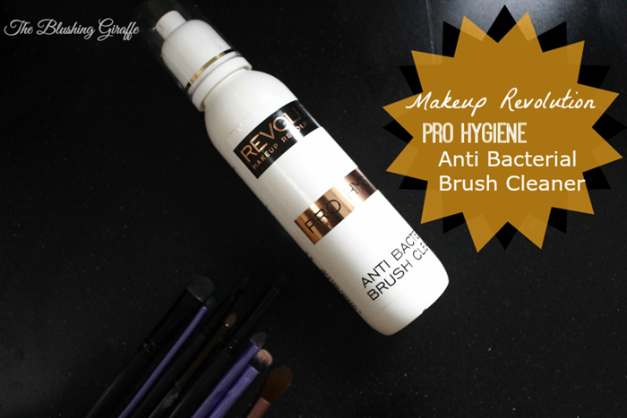 makeup revolution pro hygiene anti bacterial brush cleaner review