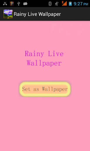 Rainy Live Wallpaper