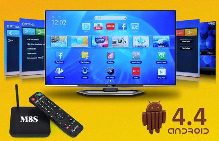 Androi box m8s Tivi box M8s