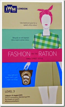 Fashion on the Ration poster