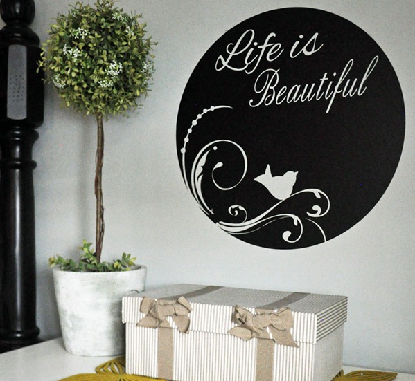 home-accent-vinyl-life-is-beautiful-circle