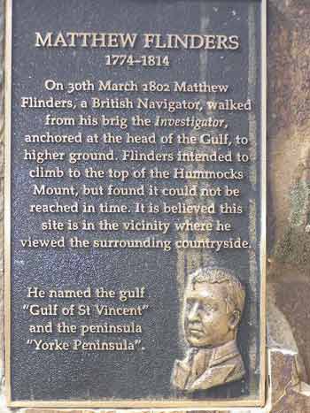 Gulf St Vincent - Matthew Flinders Memorial