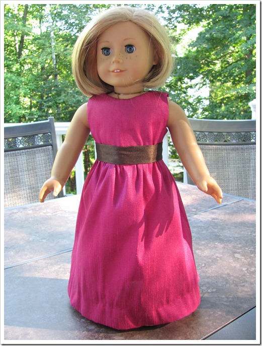 tamdoll makes American Girl Doll dress