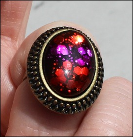 Pink & Red, Bronze Ring 2