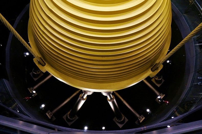 The 728-Ton Tuned Mass Damper of Taipei 101 | Amusing Planet