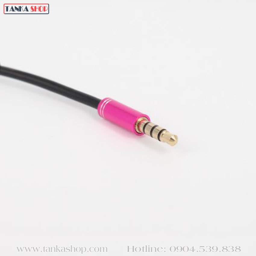 jack chia tai nghe và micro JSJ C2-1