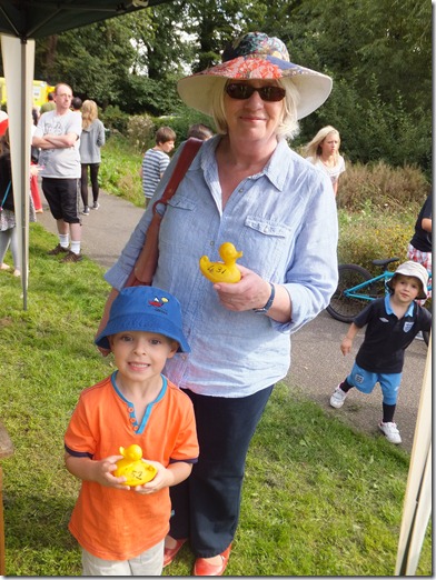 Duck Race 1st and 2nd prize winners