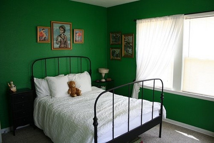 Decorao de quarto com verde