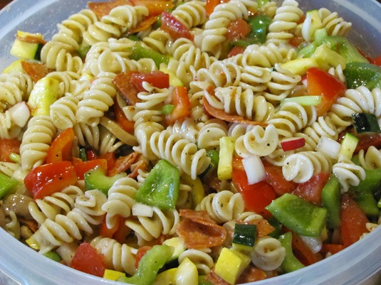 Reese cup and pasta salad 010