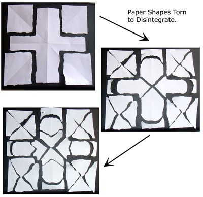 Torn Paper Squares