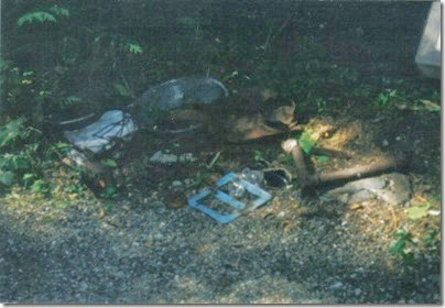 Artifacts along the Iron Goat Trail near Corea in 2000