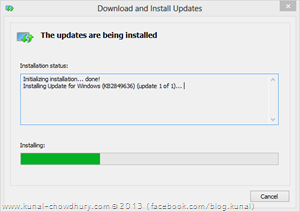 Installing Windows 8.1 Package Installer
