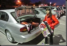 Nothing Like Hello Kitty Tokidoki luggage to make Cheryl smile.