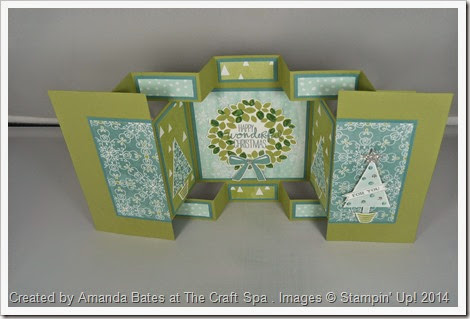 All is Calm, Double Display Card, Festival of Trees, Wonderful Wreath, by Amanda Bates, The Craft Spa (2)