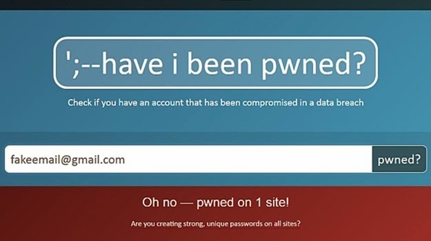 Haveibeenpwned - aplicación online para saber si tu correo fue hackeado