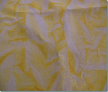 Scrunched yellow