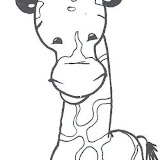 DIBUJOS DE JIRAFAS PARA PINTAR