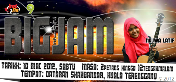 Hotfm Big Jam 2012 dan Majlis Perkahwinan Blogger