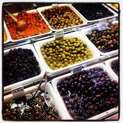 olives at la Boqueria