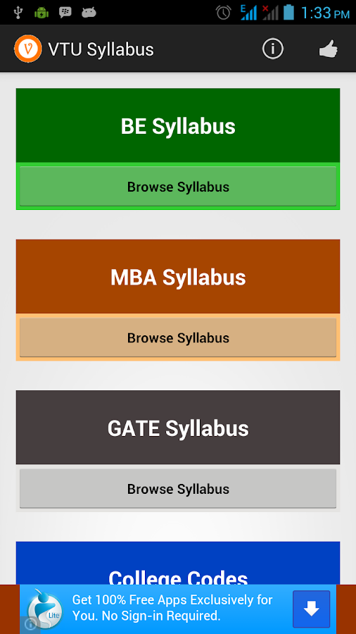 VTU Syllabus Android Apps on Google Play