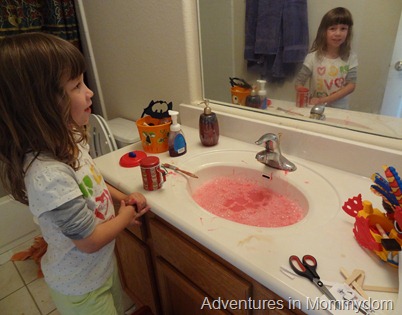 chores for young kids clean paint brush