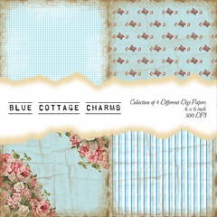Blue Cottage Charms Front Sheet
