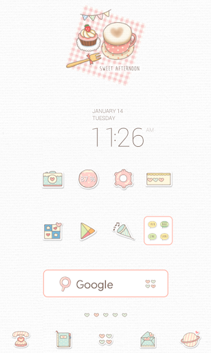 sweet afternoon dodol theme