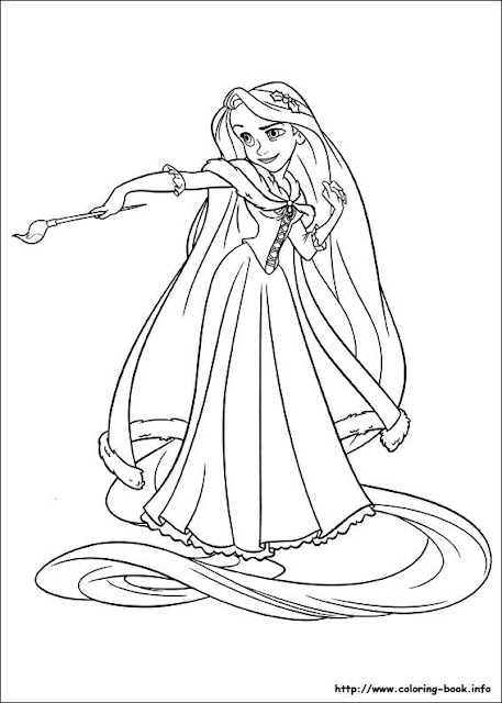 Cuento De Rapunzel Para Pintar