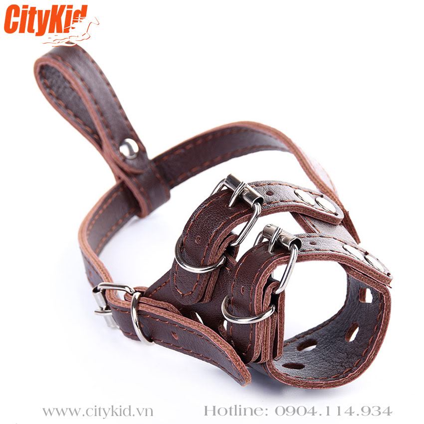 Rọ mõm chó đẹp Rọ mõm da cho chó