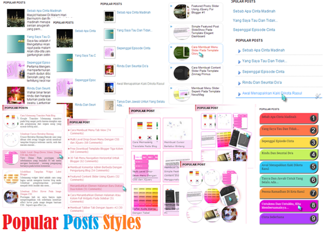 Widget Popular Posts Styles