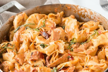 Basil Sun Dried Tomato Chicken Tortellini