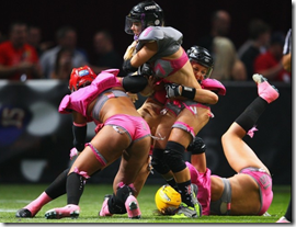 Meninas do futebol americano 