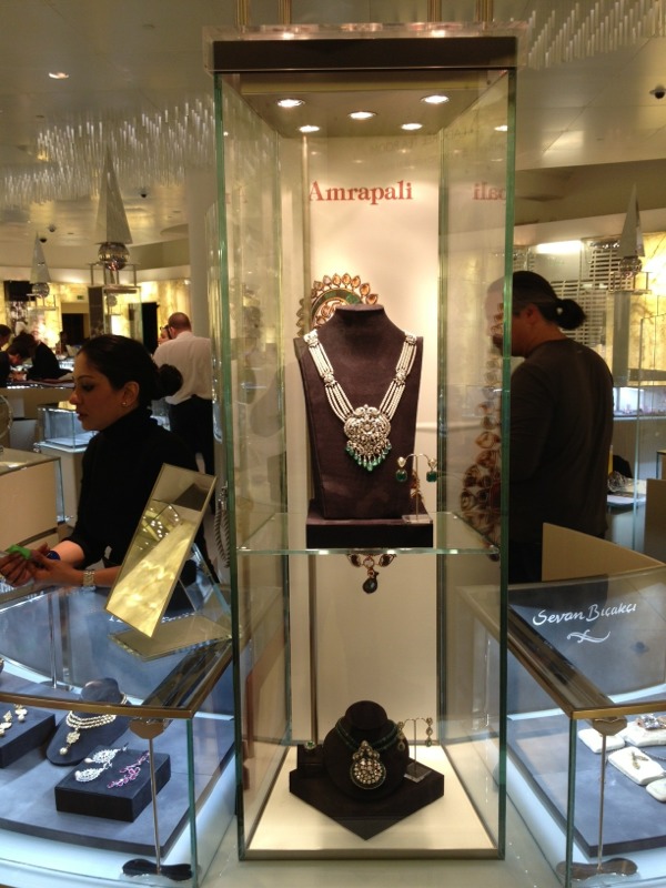 DIARY OF A CLOTHESHORSE Harrods Fine Jewellery Room Amrapali